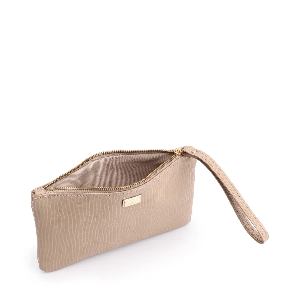 Bolsa Pequena Couro Bege - imagem 4