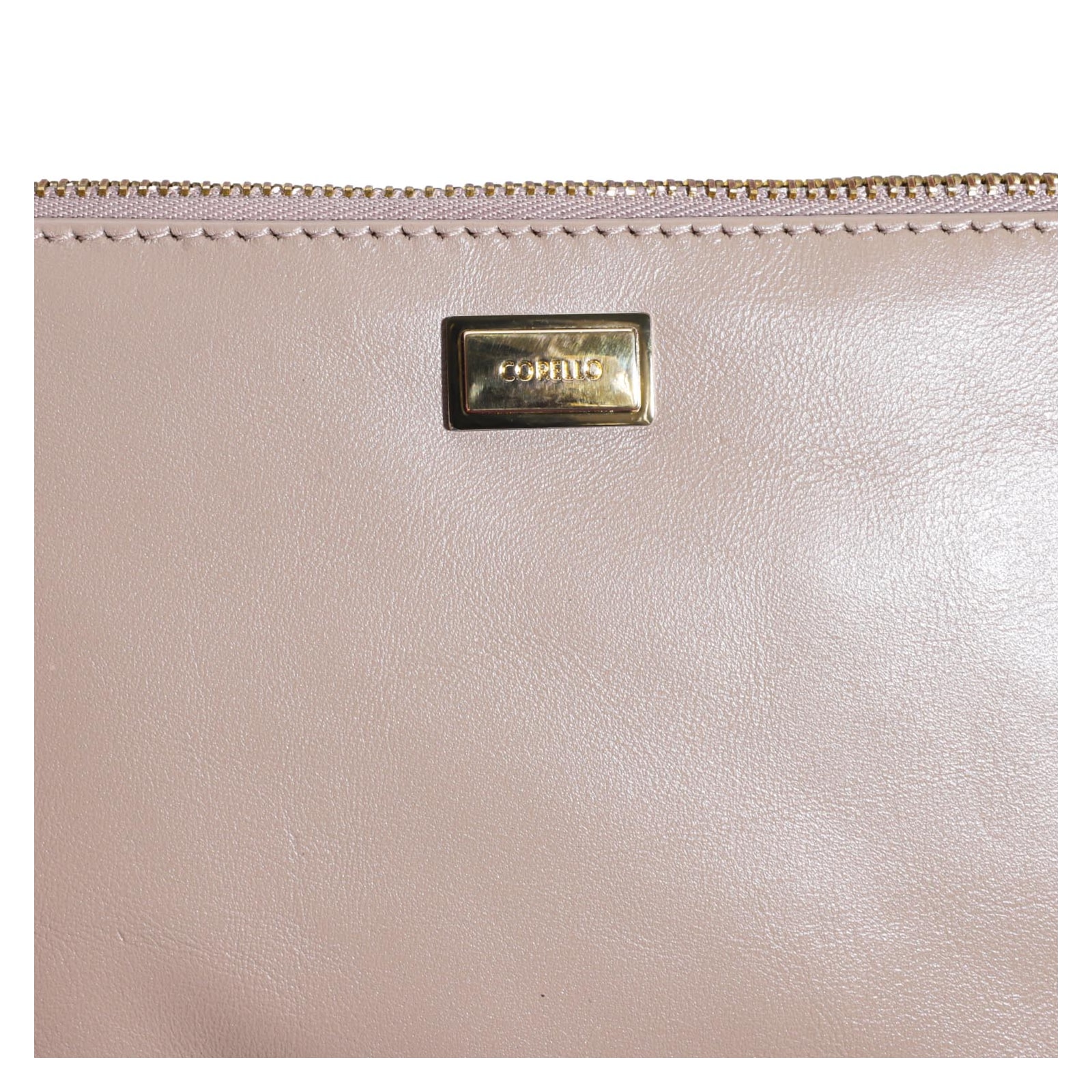 Bolsa Pequena Couro Bege