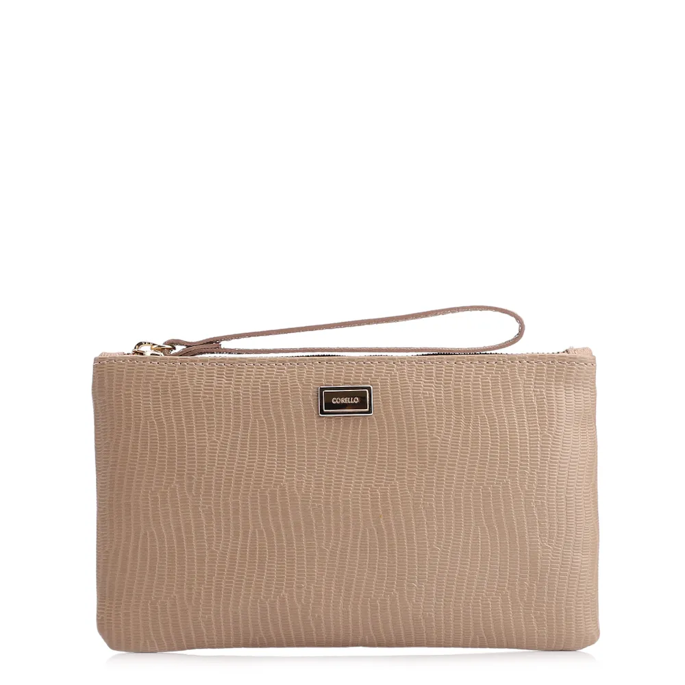 Bolsa Pequena Couro Bege