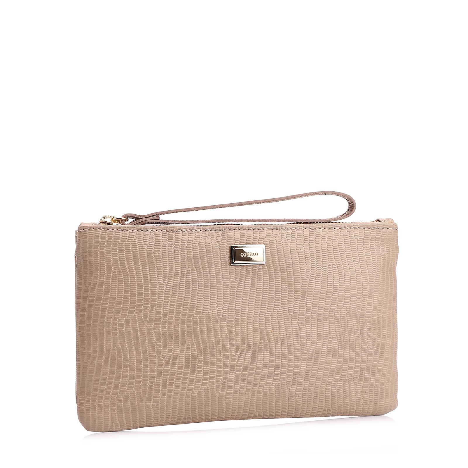 Bolsa Pequena Couro Bege