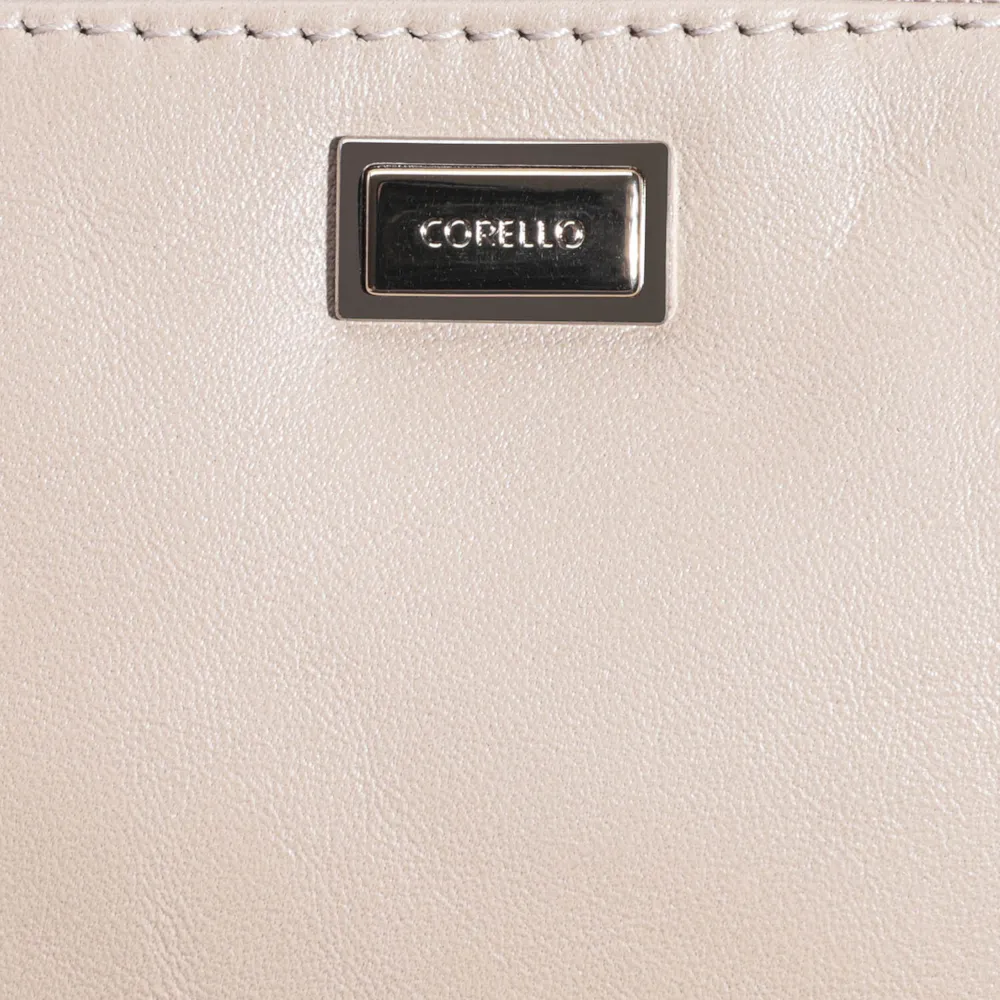 Bolsa Pequena Couro Bege - imagem 5