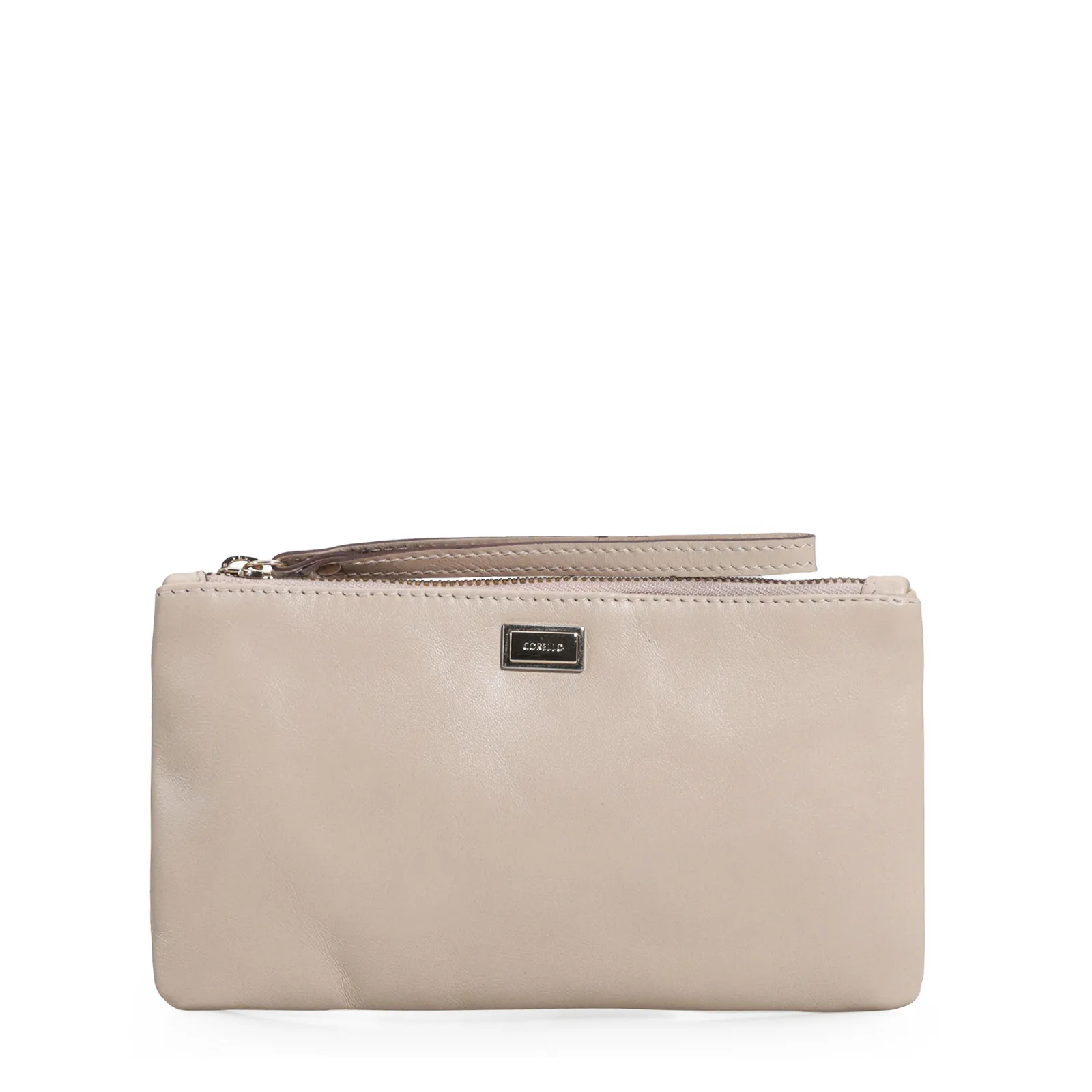 Bolsa Pequena Couro Bege