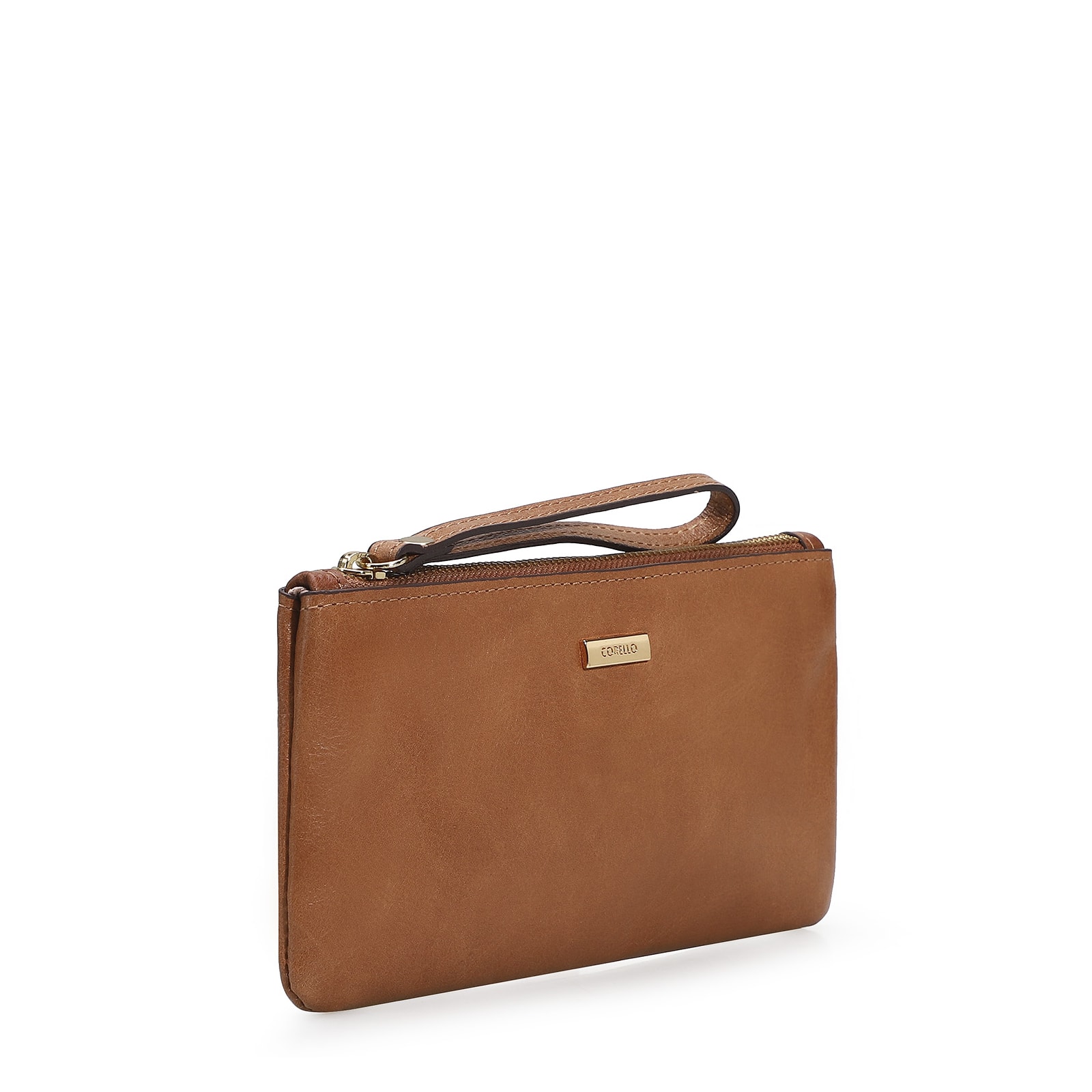 Bolsa Pequena Couro Caramelo