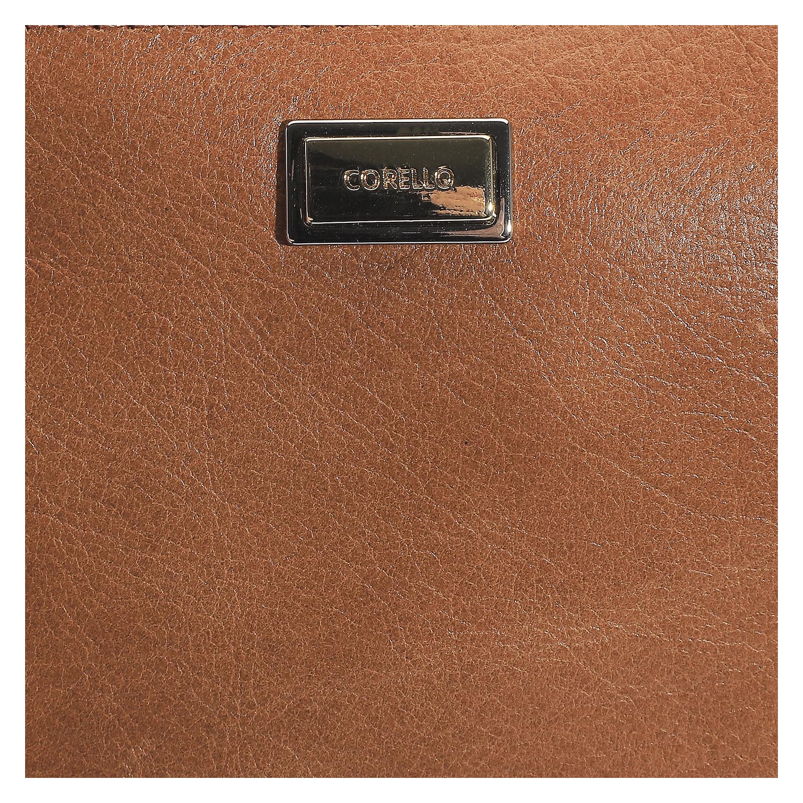 Bolsa Pequena Couro Caramelo