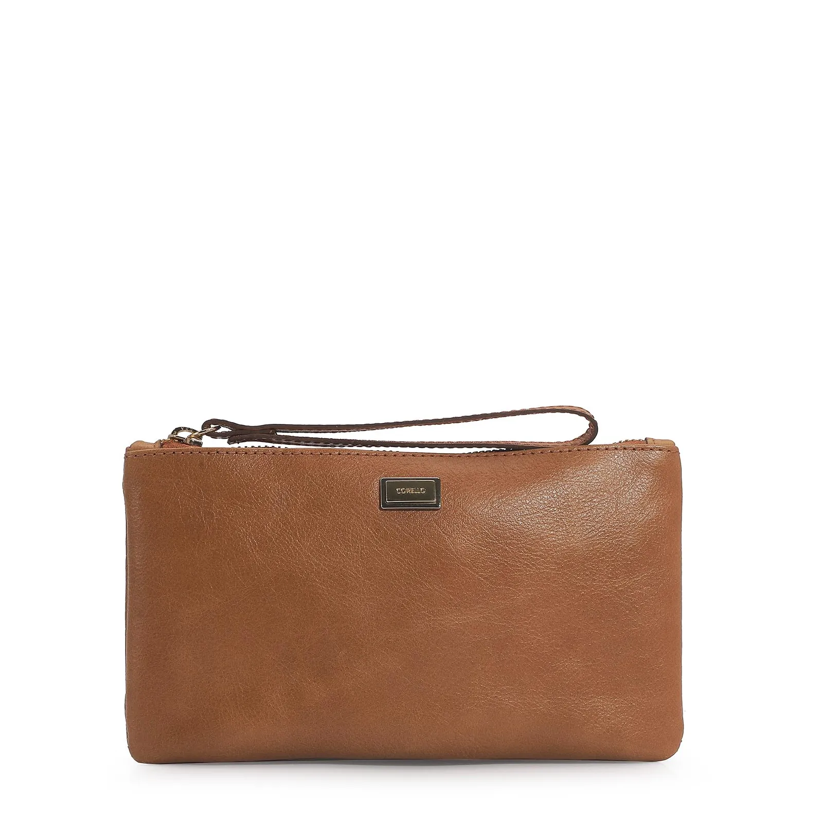Bolsa Pequena Couro Caramelo