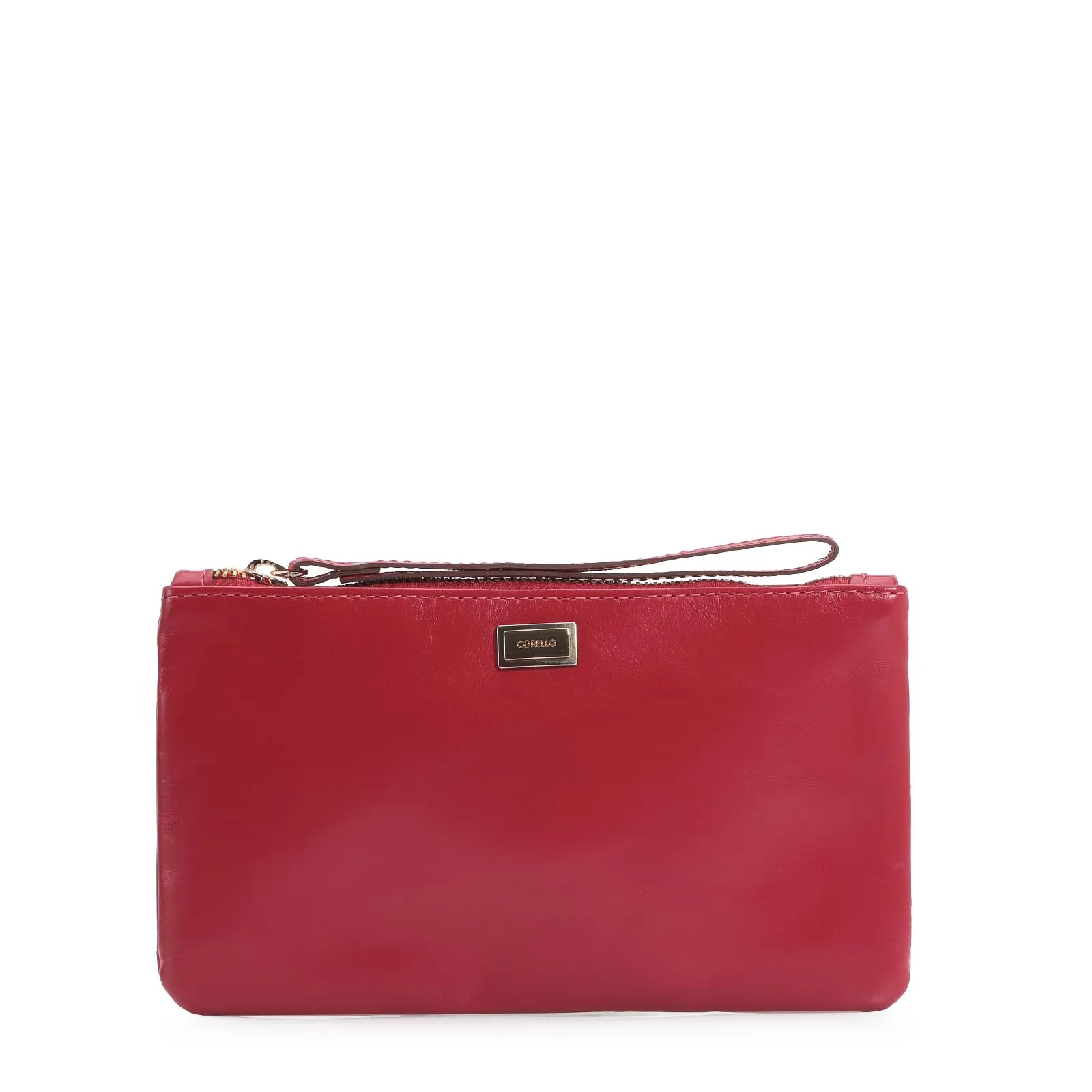 Bolsa Pequena Couro Cereja