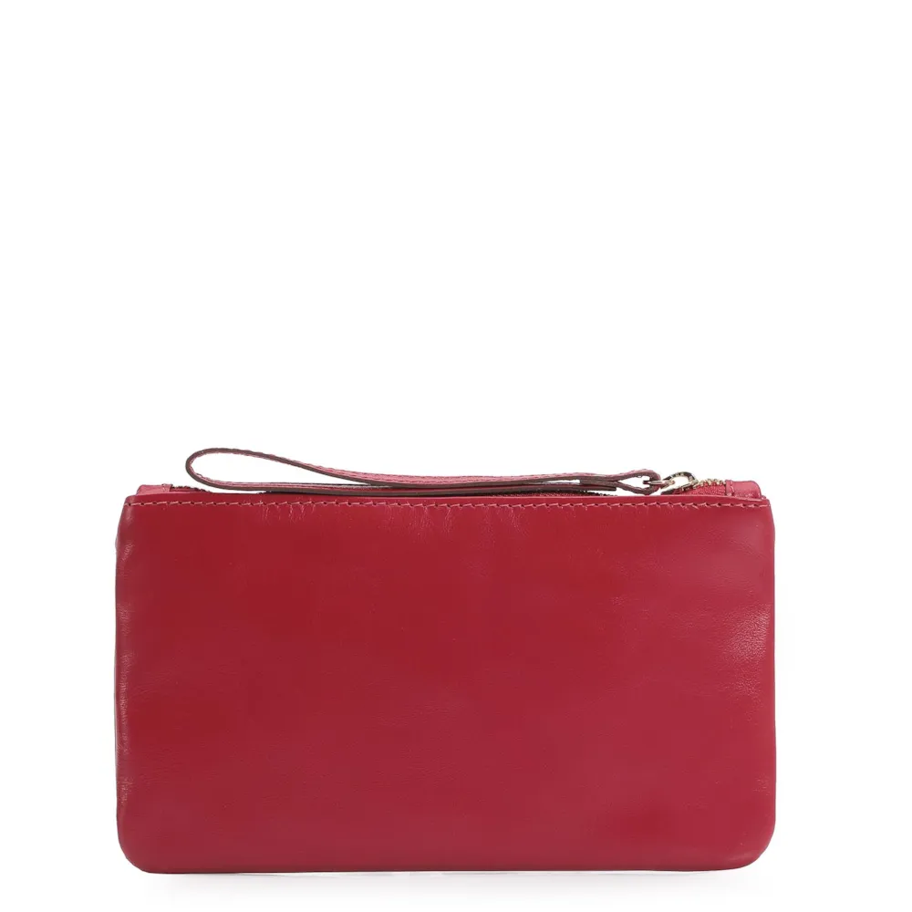 Bolsa Pequena Couro Cereja - imagem 3