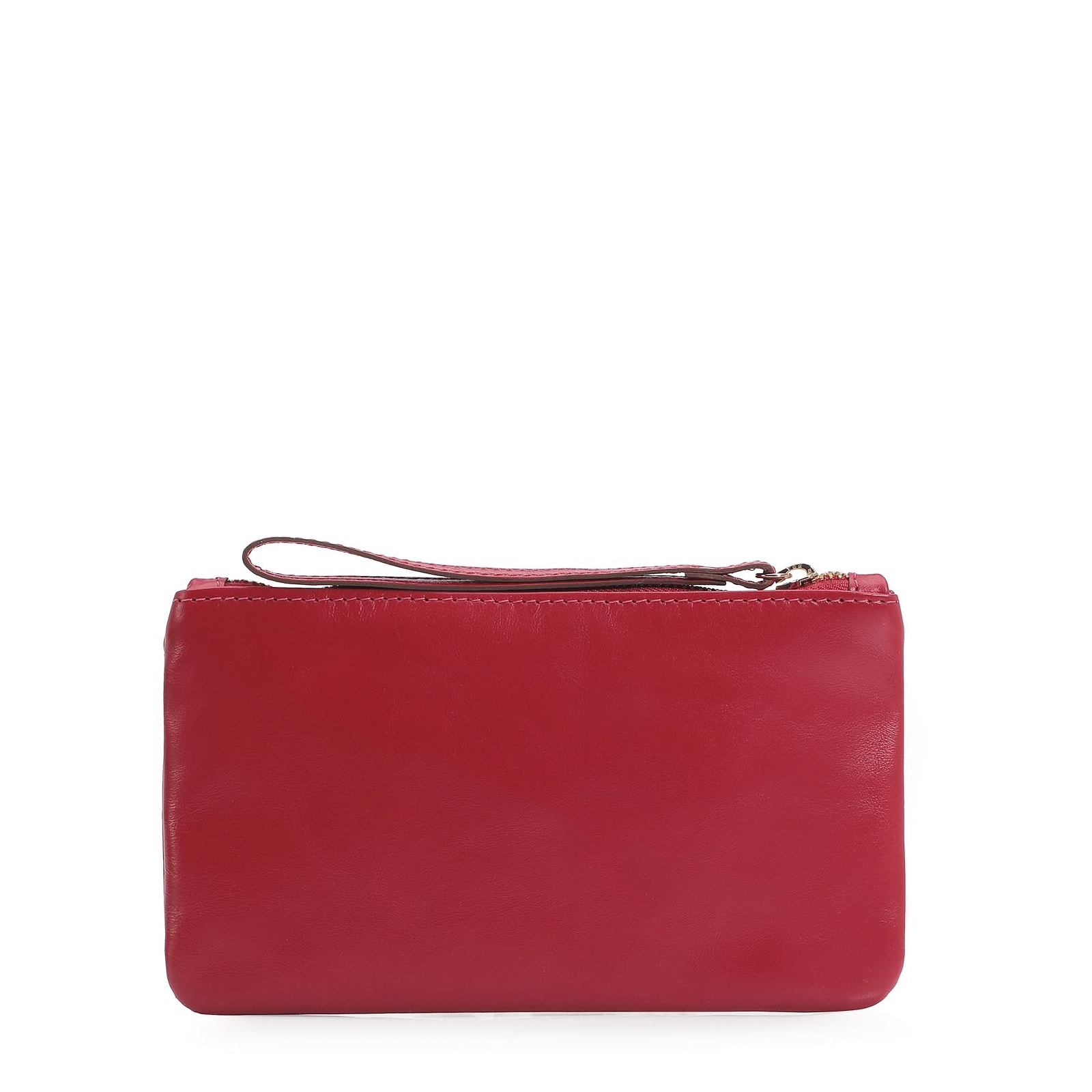 Bolsa Pequena Couro Cereja