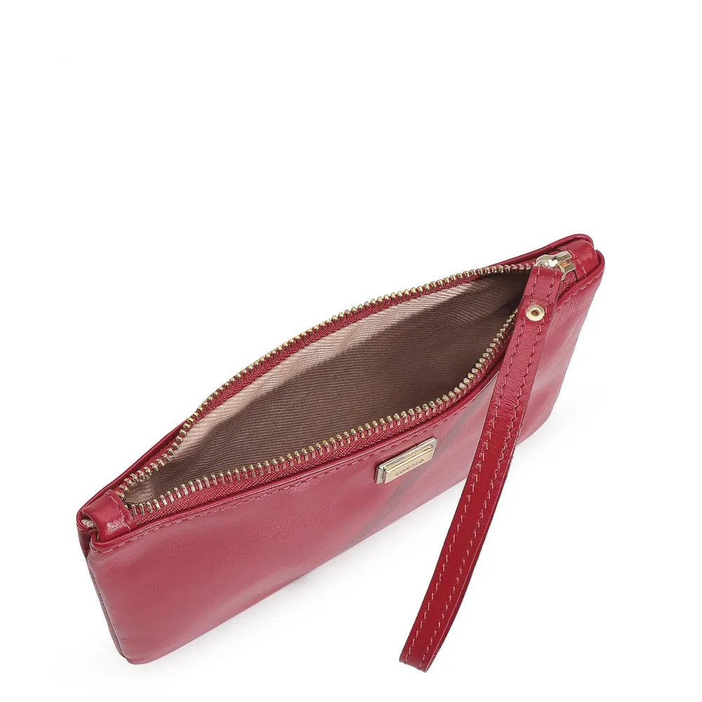 Bolsa Pequena Couro Cereja - imagem 4