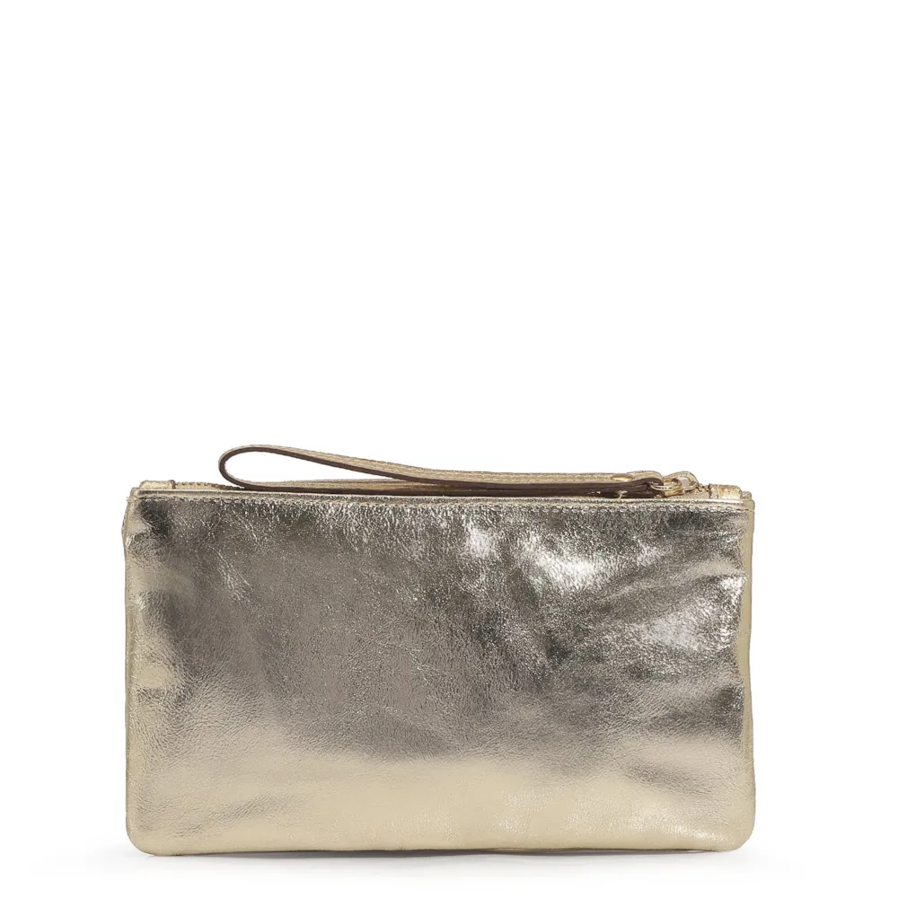 Bolsa Pequena Couro Champagne - imagem 3