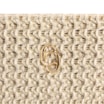 Bolsa Pequena Couro Crochet Off White - imagem 5