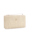 Bolsa Pequena Couro Crochet Off White - imagem 2
