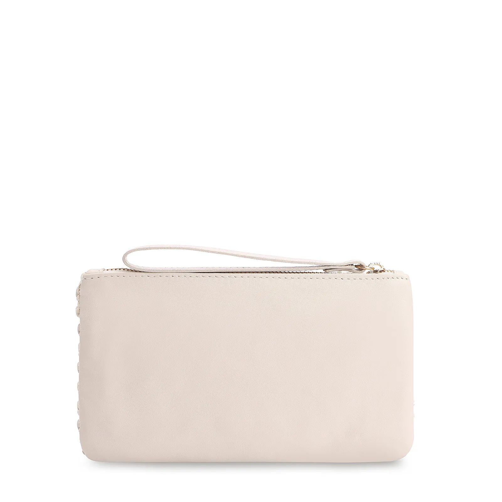 Bolsa Pequena Couro Crochet Off White
