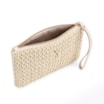 Bolsa Pequena Couro Crochet Off White - imagem 4