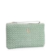 Bolsa Pequena Couro Crochet Verde - imagem 2