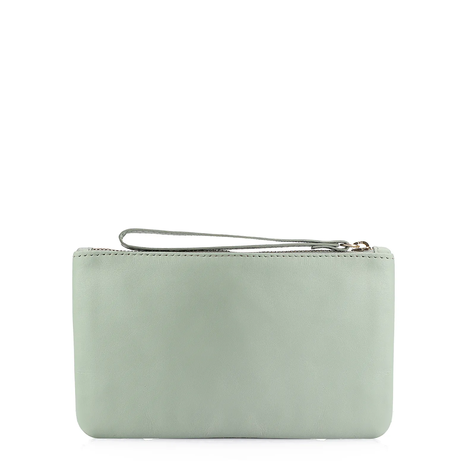 Bolsa Pequena Couro Crochet Verde