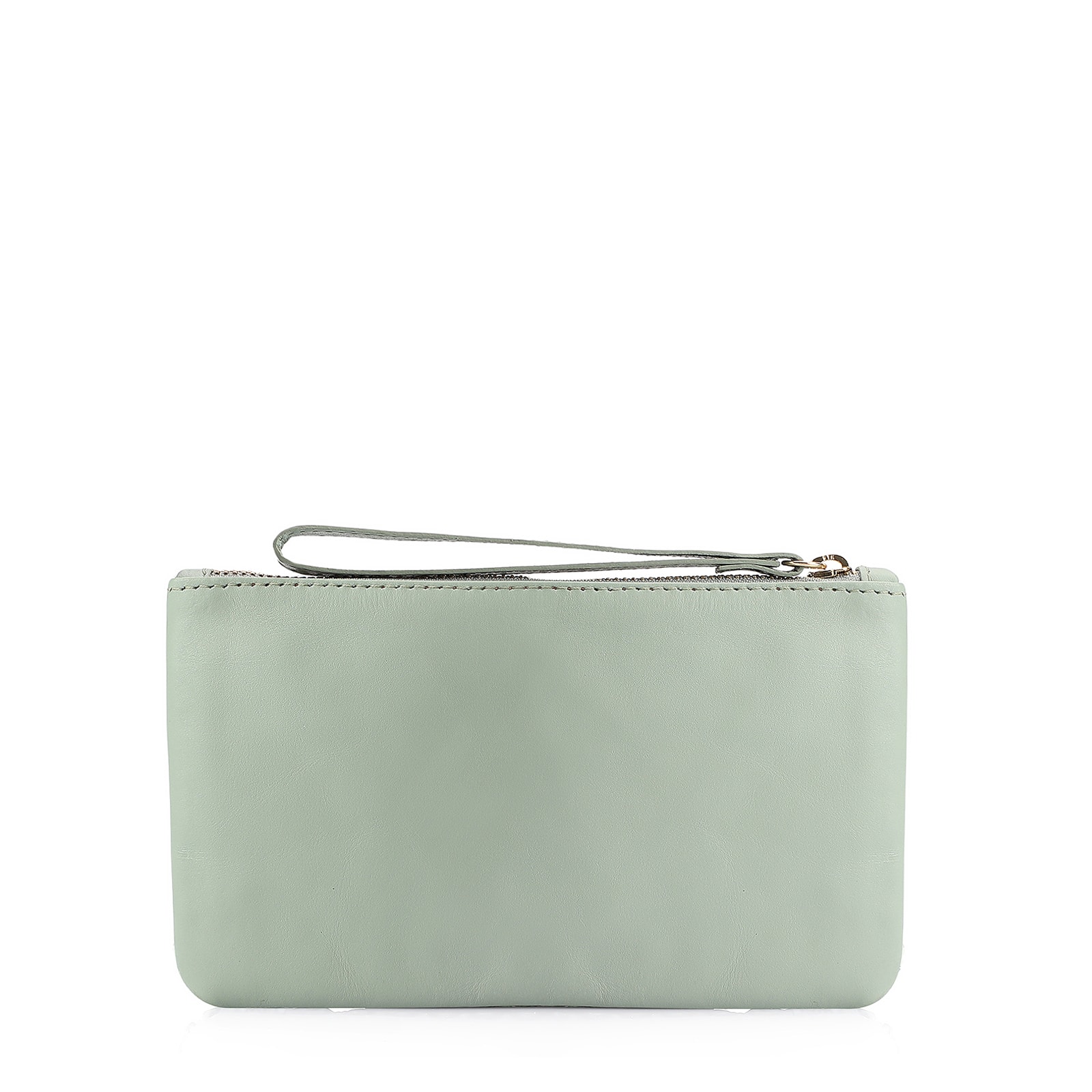 Bolsa Pequena Couro Crochet Verde