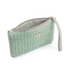 Bolsa Pequena Couro Crochet Verde - imagem 4
