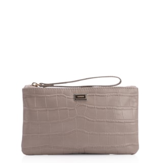 Couro Croco Bege