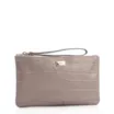 Bolsa Pequena Couro Croco Bege - imagem 2