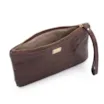 Bolsa Pequena Couro Croco Marrom - imagem 4