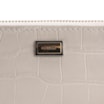 Bolsa Pequena Couro Croco Off White - imagem 5