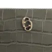 Bolsa Pequena Couro Croco Verde - imagem 5