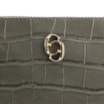Bolsa Pequena Couro Croco Verde - imagem 5