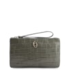 Bolsa Pequena Couro Croco Verde - imagem 1
