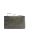 Bolsa Pequena Couro Croco Verde - imagem 3