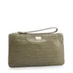 Bolsa Pequena Couro Croco Verde - imagem 2