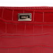 Bolsa Pequena Couro Croco Vermelho - imagem 5