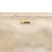 Bolsa Pequena Couro Dourado - imagem 5