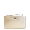 Bolsa Pequena Couro Dourado - imagem 1