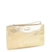 Bolsa Pequena Couro Dourado - imagem 2