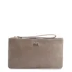 Bolsa Pequena Couro Estonado Bege - imagem 1