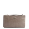Bolsa Pequena Couro Estonado Bege - imagem 1