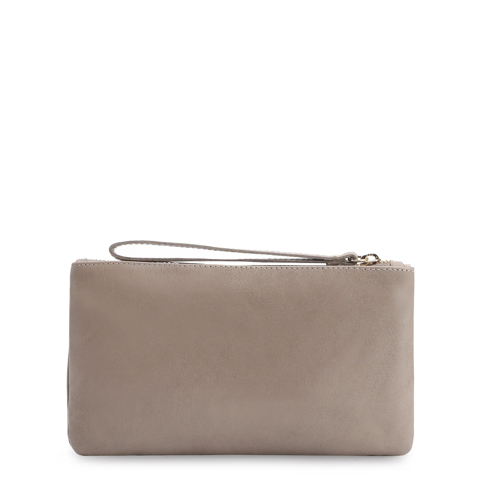 Bolsa Pequena Couro Estonado Bege