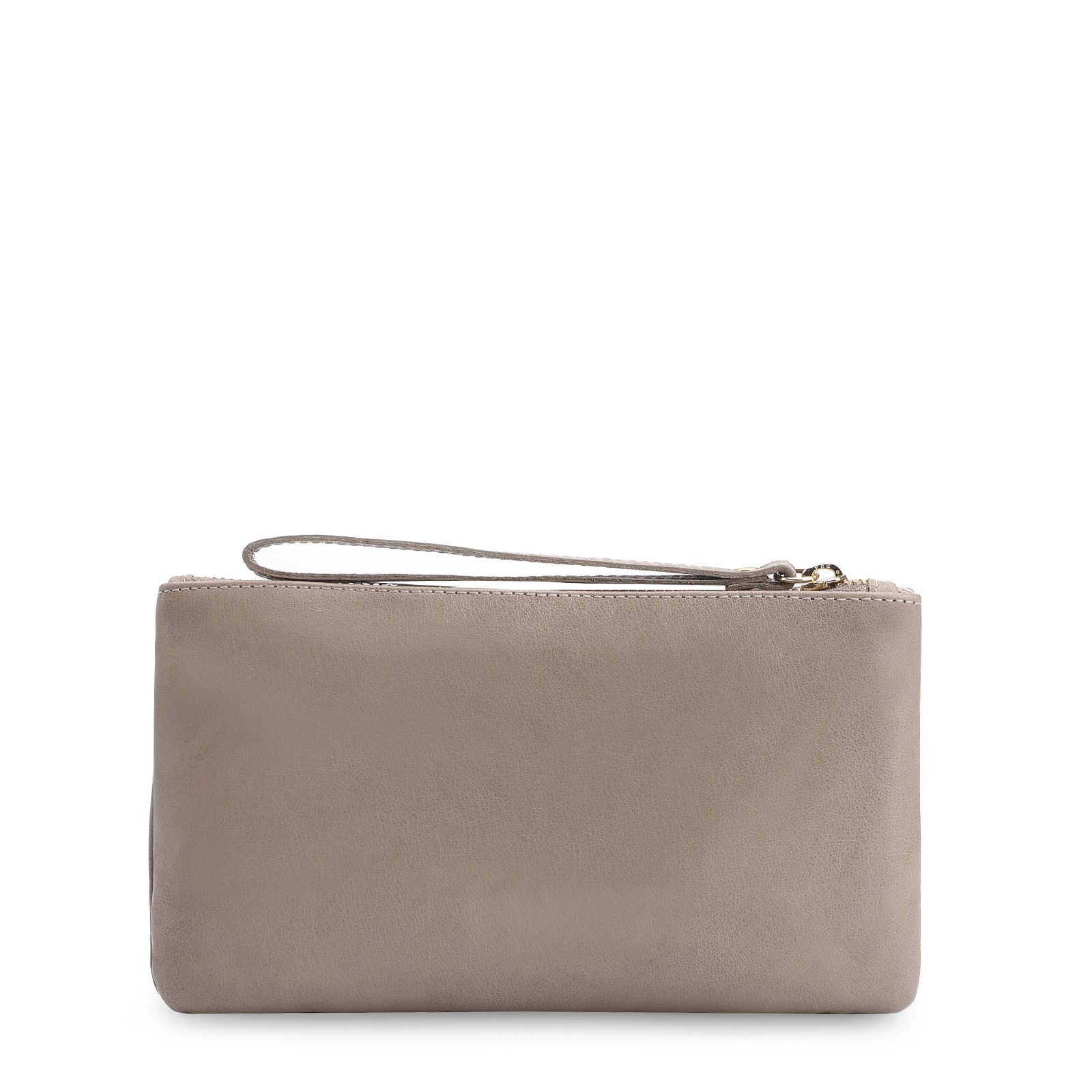 Bolsa Pequena Couro Estonado Bege