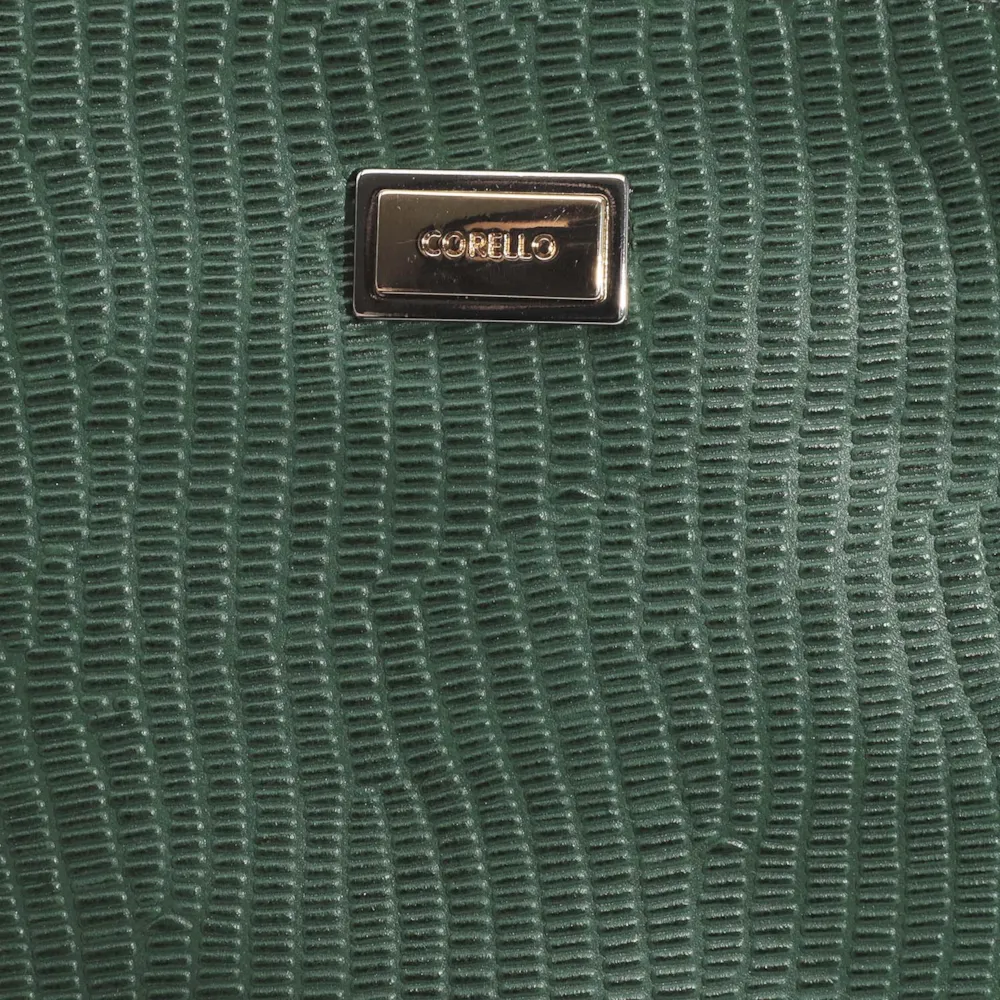 Bolsa Pequena Couro Lezard Verde - imagem 5