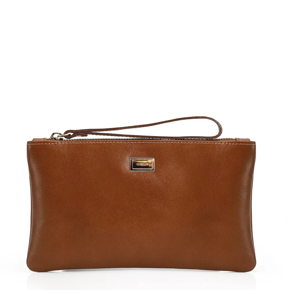Bolsa Pequena Couro Marrom