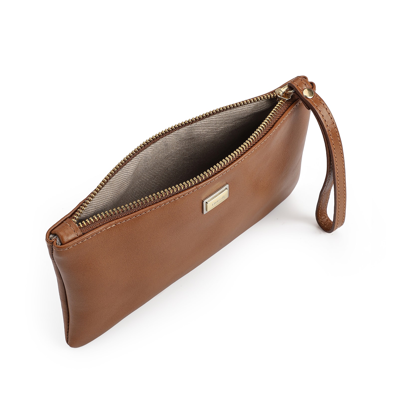 Bolsa Pequena Couro Marrom
