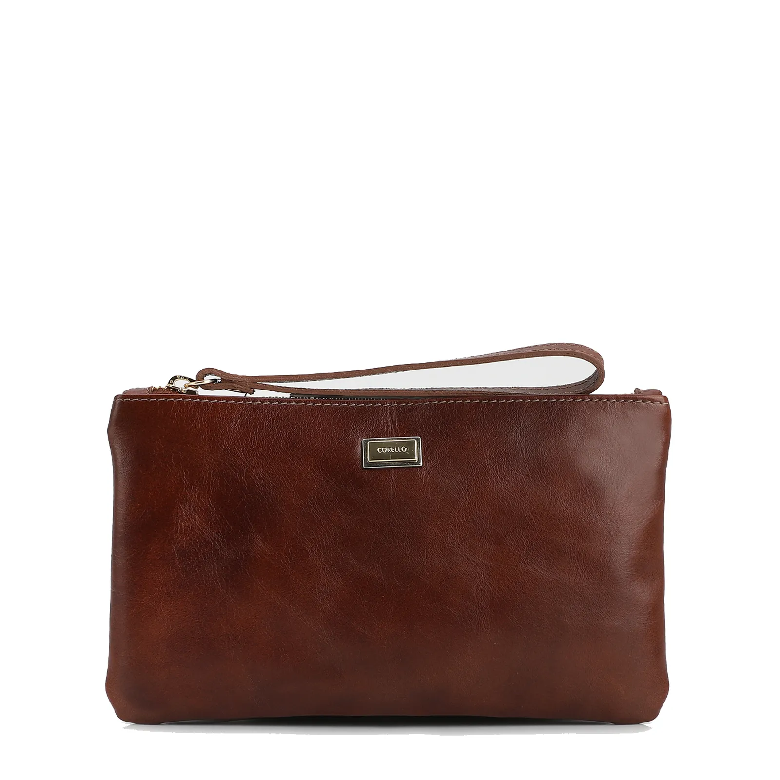 Bolsa Pequena Couro Marrom