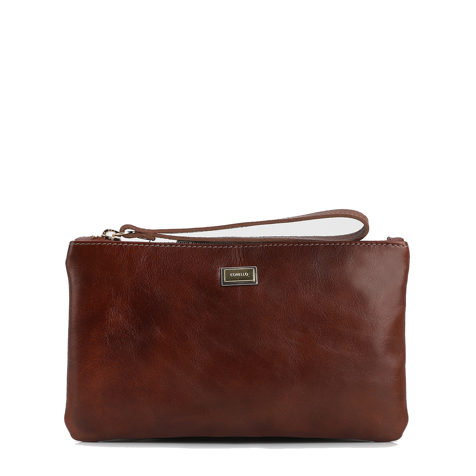 Bolsa Pequena Couro Marrom