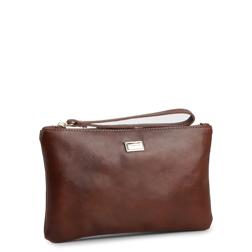 Bolsa Pequena Couro Marrom - imagem 2