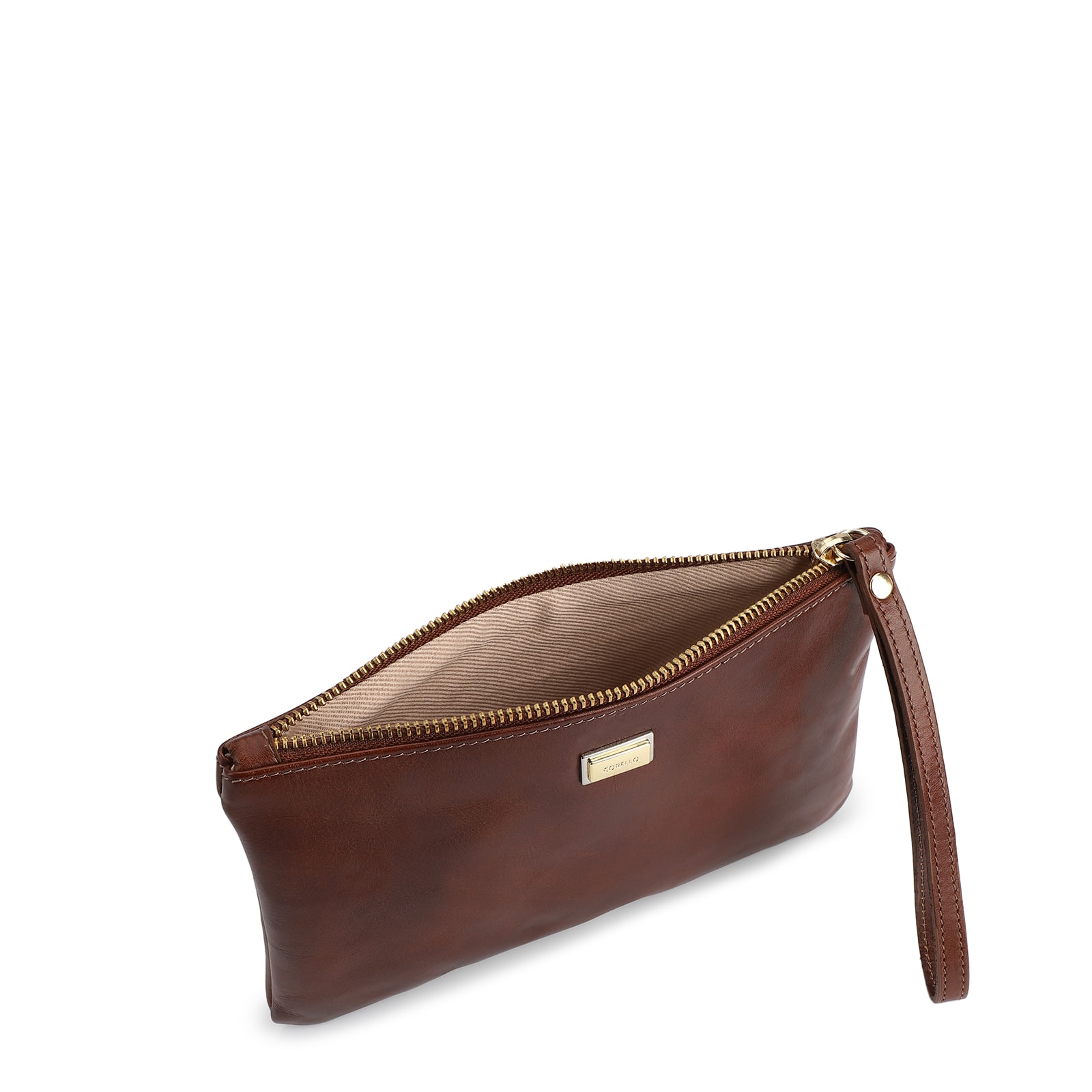 Bolsa Pequena Couro Marrom