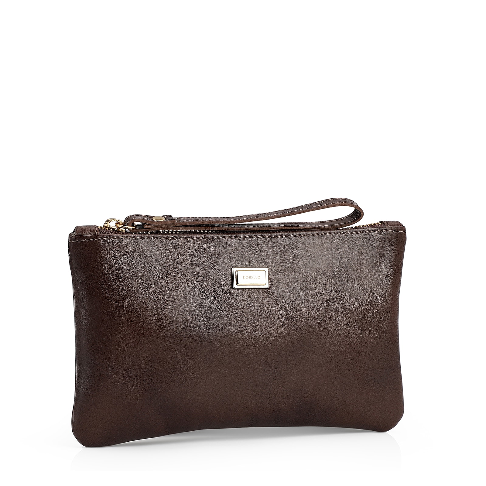 Bolsa Pequena Couro Marrom