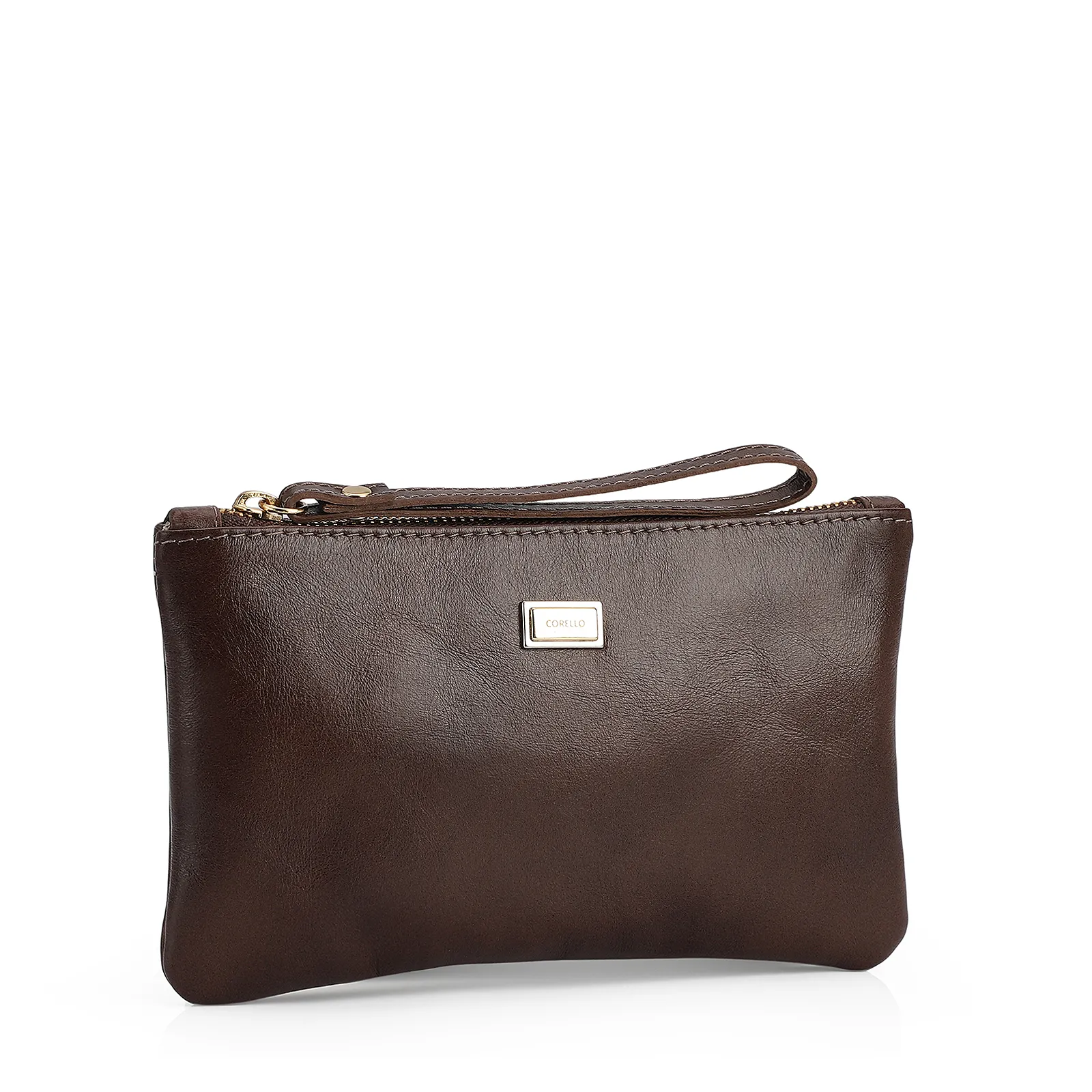 Bolsa Pequena Couro Marrom