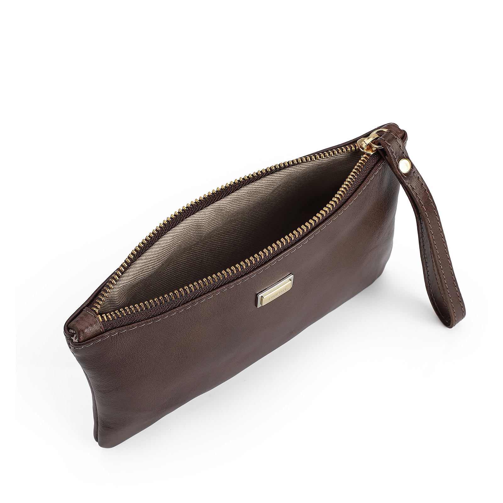 Bolsa Pequena Couro Marrom