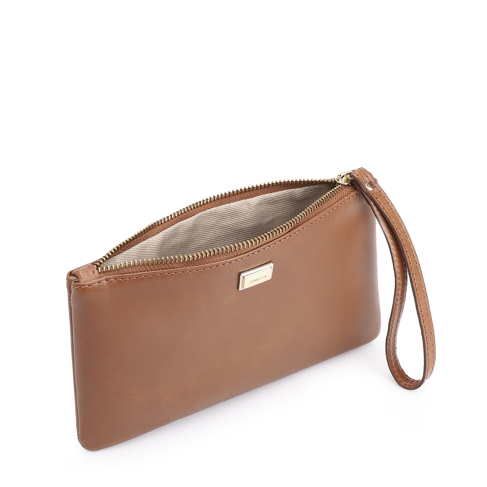 Bolsa Pequena Couro Marrom